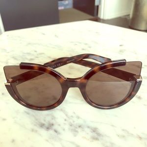 Marc Jacobs Sunglasses In Tortoise
